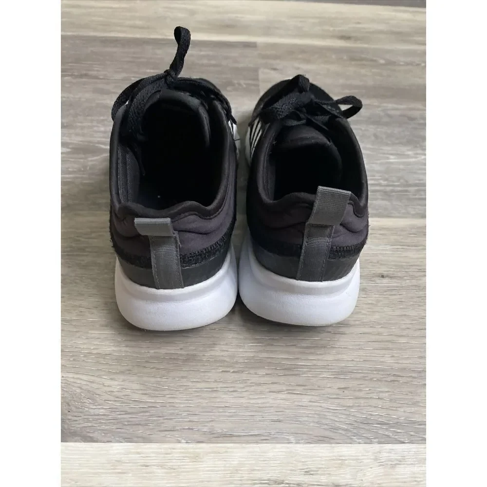 Adidas Womens Cloudfoam LVL 02009 Black Running Shoes Sneakers Size 9